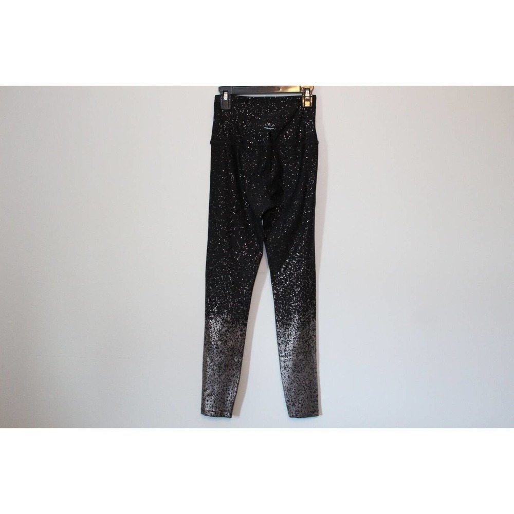 ✨2/$20 Beyond Yoga Alloy Ombre Speckled Midi Leggings Small Logo JLo Sparkle - Picture 9 of 16